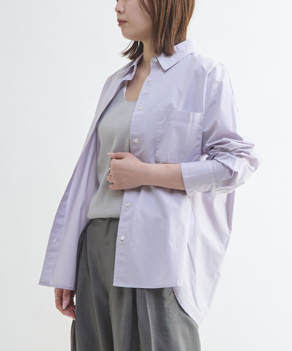 BACK TUCK BOX SHIRT 詳細画像 パープル 1