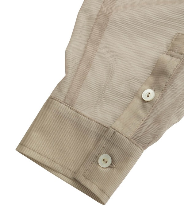 BACK SLIT ORGANDY SHEER SHIRT 詳細画像 14