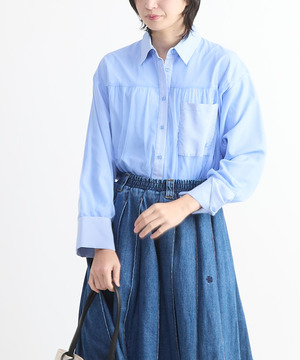 TULLE LAYERED SHIRT