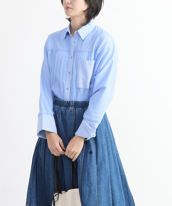 TULLE LAYERED SHIRT 詳細画像 11