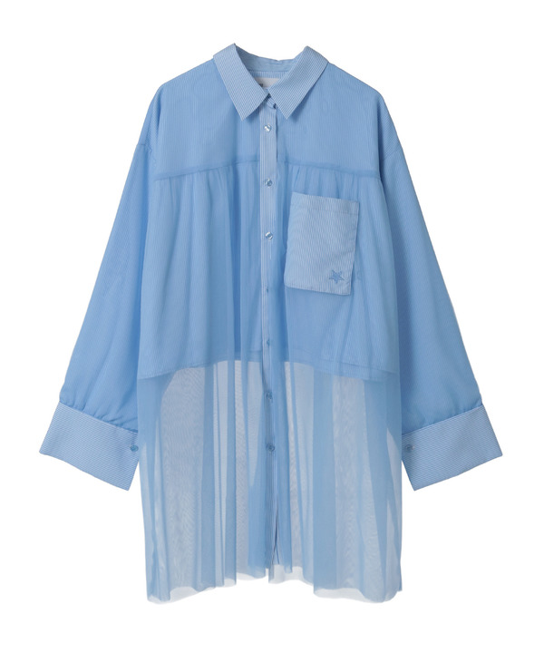 TULLE LAYERED SHIRT 詳細画像 14