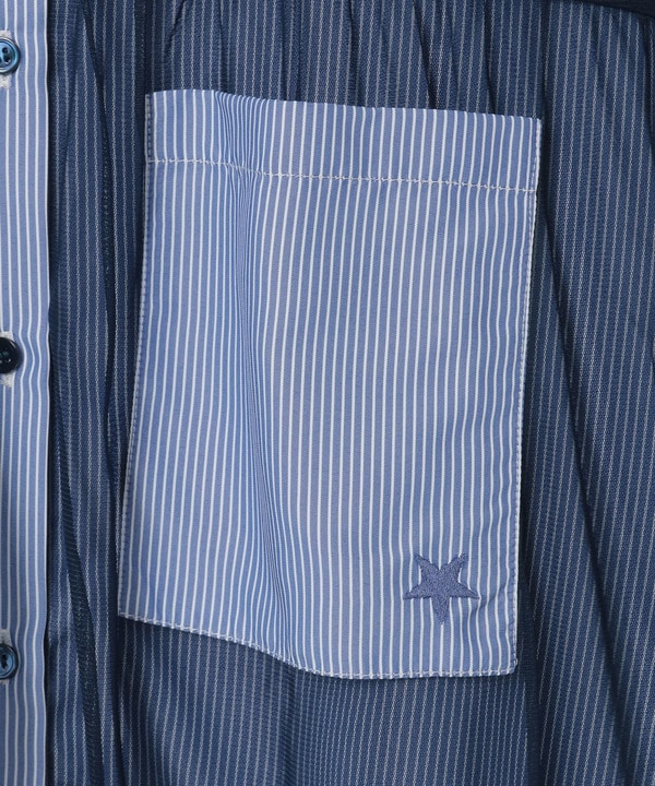 TULLE LAYERED STRIPE SHIRT 詳細画像 27