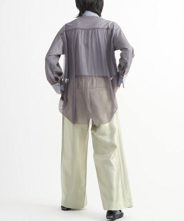 TULLE LAYERED SHIRT 詳細画像 3