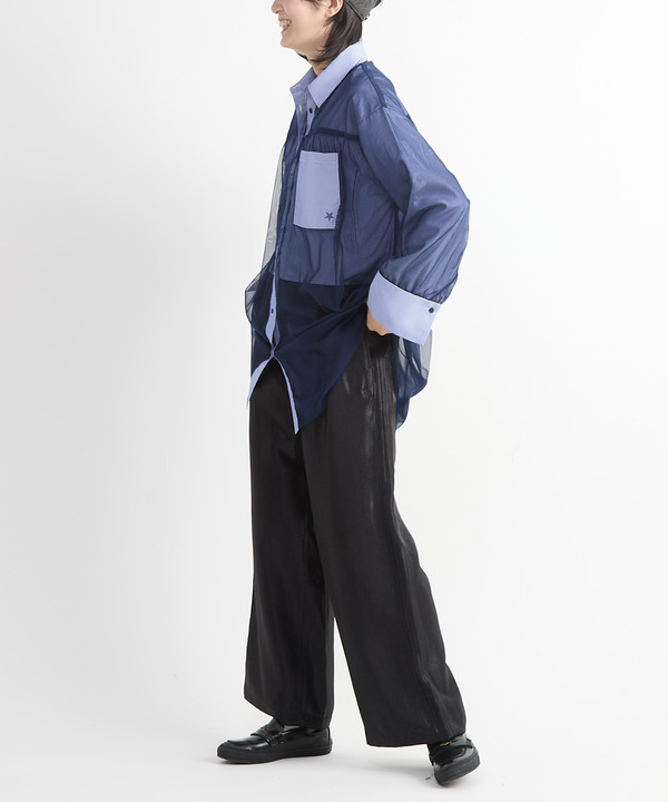 TULLE LAYERED SHIRT 詳細画像 9