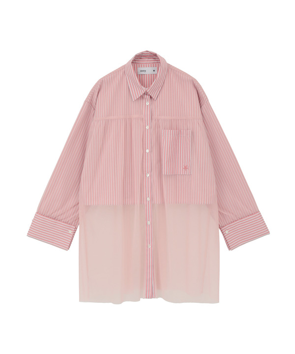 TULLE LAYERED SHIRT 詳細画像 14