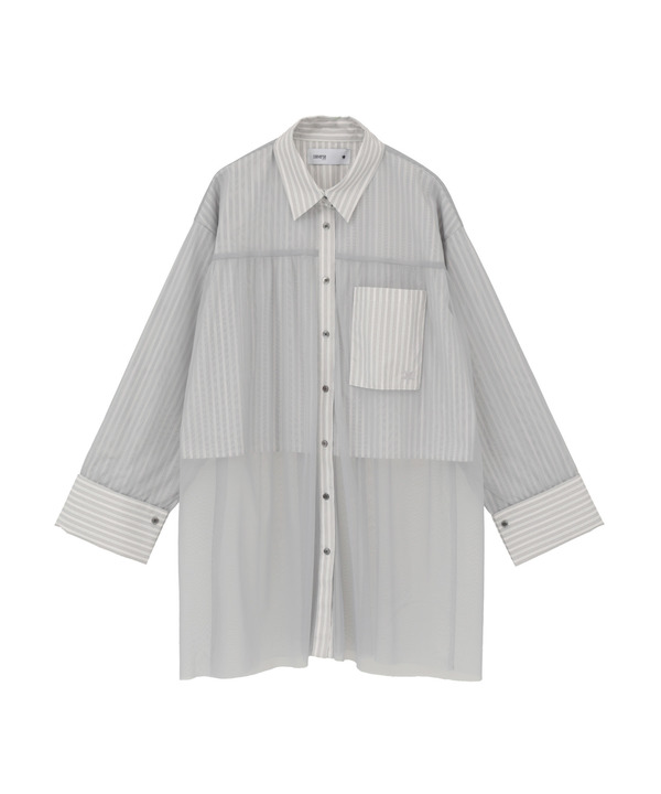 TULLE LAYERED SHIRT 詳細画像 15