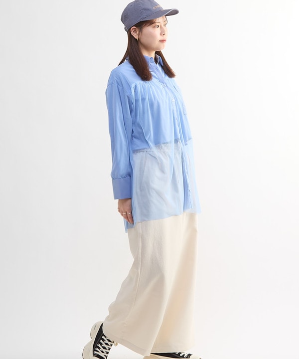 TULLE LAYERED SHIRT 詳細画像 5