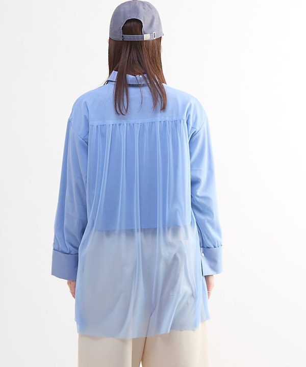 TULLE LAYERED SHIRT 詳細画像 7