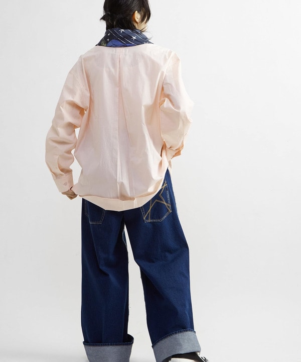 STAR★ ONEPOINT OVERSIZED SHIRT 詳細画像 4