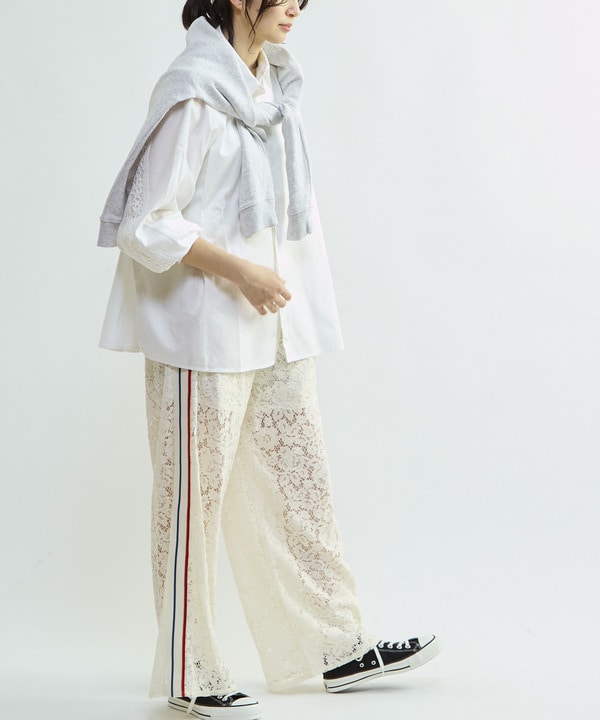 STAR★ LACE OVERSIZED SHIRT 詳細画像 10