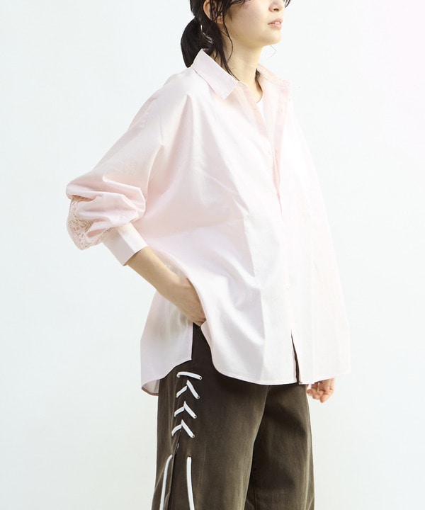 STAR★ LACE OVERSIZED SHIRT 詳細画像 14