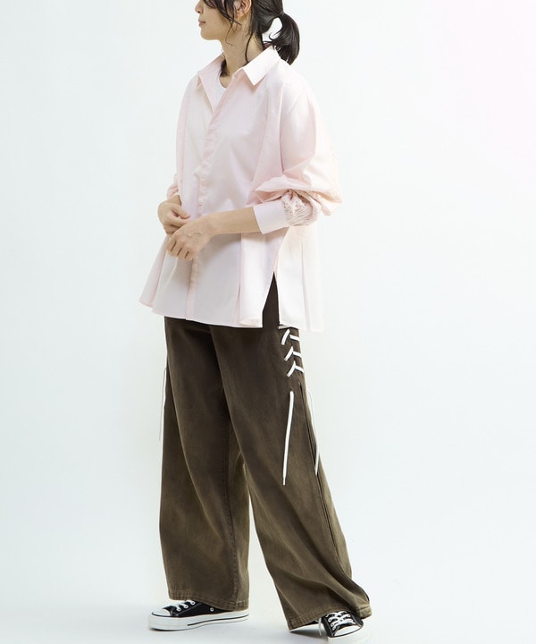 STAR★ LACE OVERSIZED SHIRT 詳細画像 16