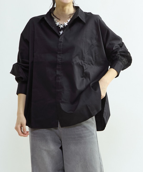 STAR★ LACE OVERSIZED SHIRT 詳細画像 18