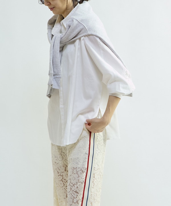 STAR★ LACE OVERSIZED SHIRT 詳細画像 8