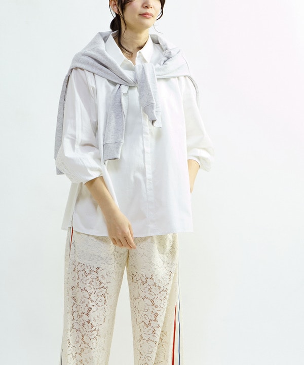 STAR★ LACE OVERSIZED SHIRT 詳細画像 9