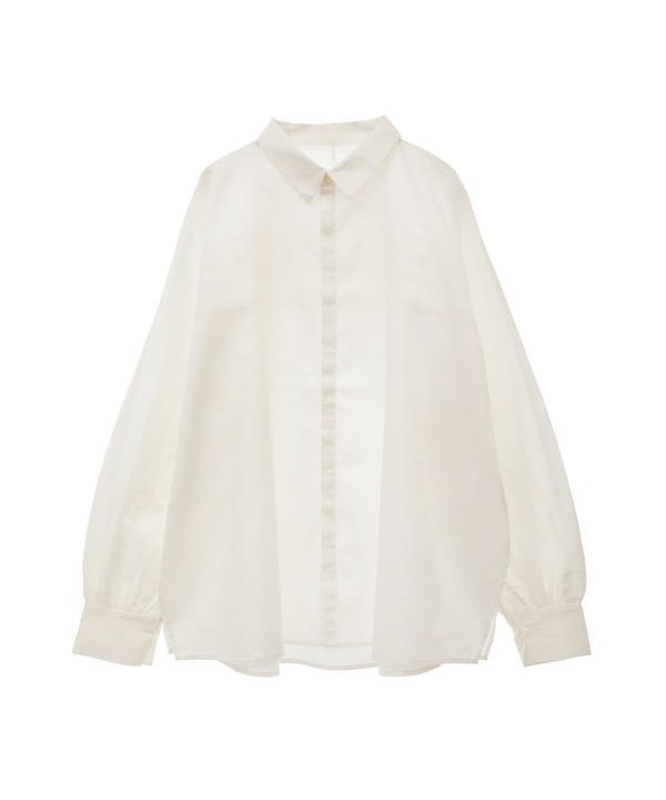 STAR★ LACE OVERSIZED SHIRTS 詳細画像 ホワイト 1