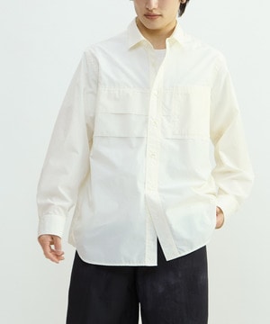 TUCK CUT-OFF BOX SHIRT