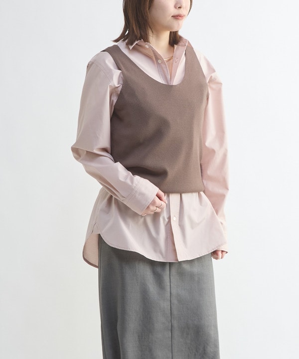 TUCK CUT-OFF BOX SHIRT 詳細画像 7