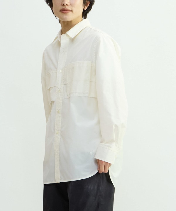 TUCK CUT-OFF BOX SHIRT 詳細画像 9