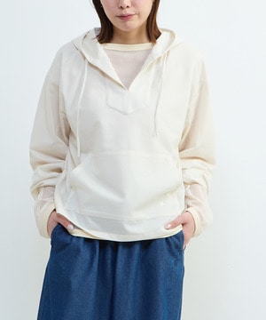 SHEER JACQUARD MEXICAN HOODIE