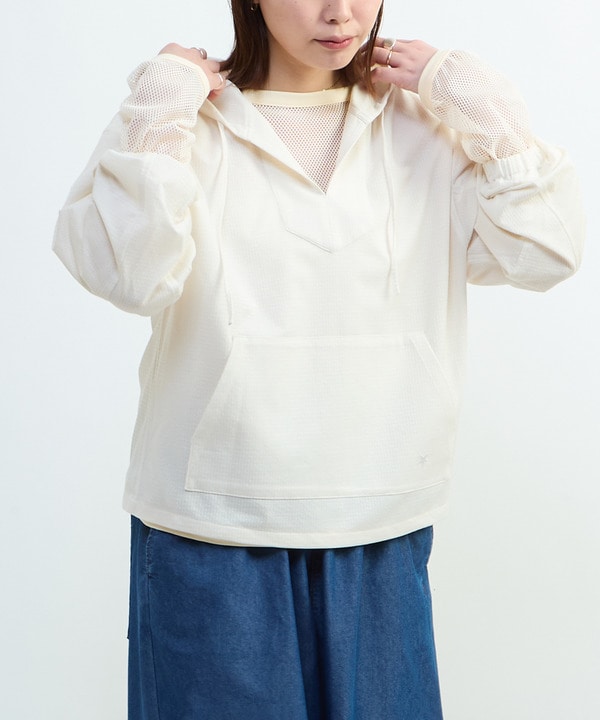 SHEER JACQUARD MEXICAN HOODIE 詳細画像 1