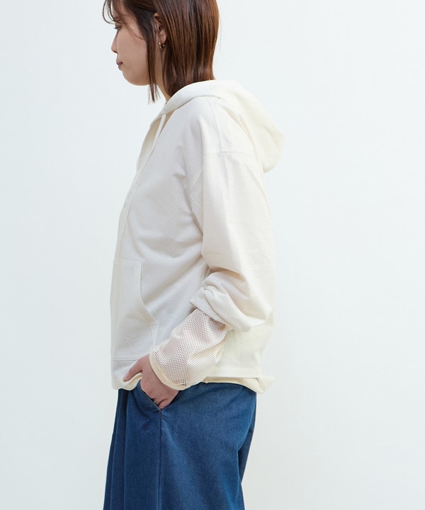 SHEER JACQUARD MEXICAN HOODIE 詳細画像 3