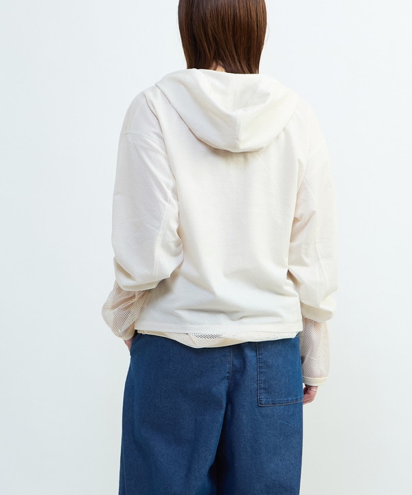SHEER JACQUARD MEXICAN HOODIE 詳細画像 4