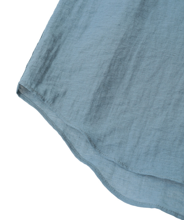 VISCOSE LINEN WORK SHIRT 詳細画像 5