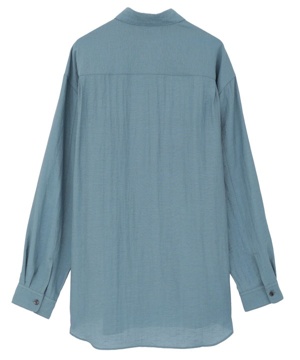 VISCOSE LINEN WORK SHIRT 詳細画像 8