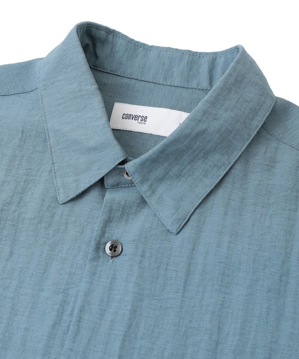 VISCOSE LINEN WORK SHIRT 詳細画像 9