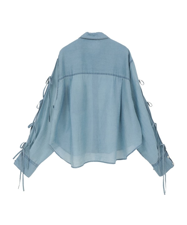 【HL】SHEER RIBBON SHIRT 詳細画像 18
