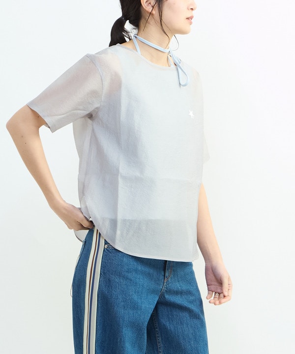 ORGANDY SHEER TEE 詳細画像 1