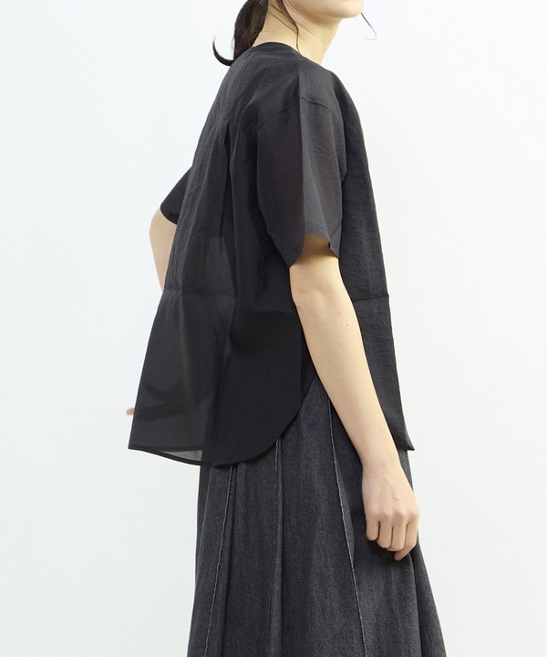 ORGANDY SHEER TEE 詳細画像 ブラック 1