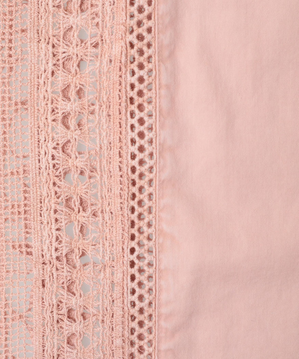 ACID WASHING LACE DOCKING SHIRT 詳細画像 15