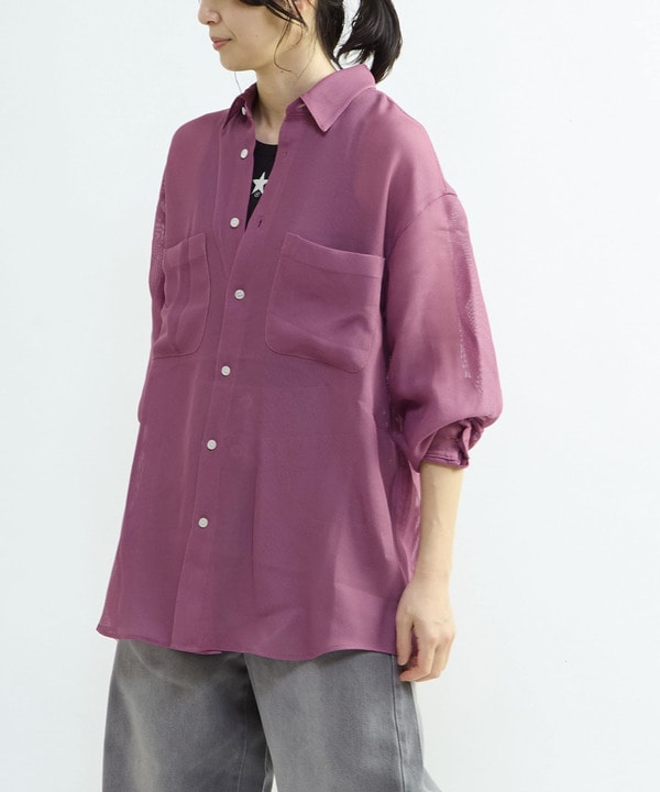 BACK STAR★ MESH SHIRT 詳細画像 1