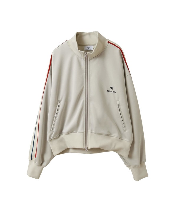 SIDE LINE SHORT TRACK JACKET(WOMEN'S) 詳細画像 ライトグレー 1