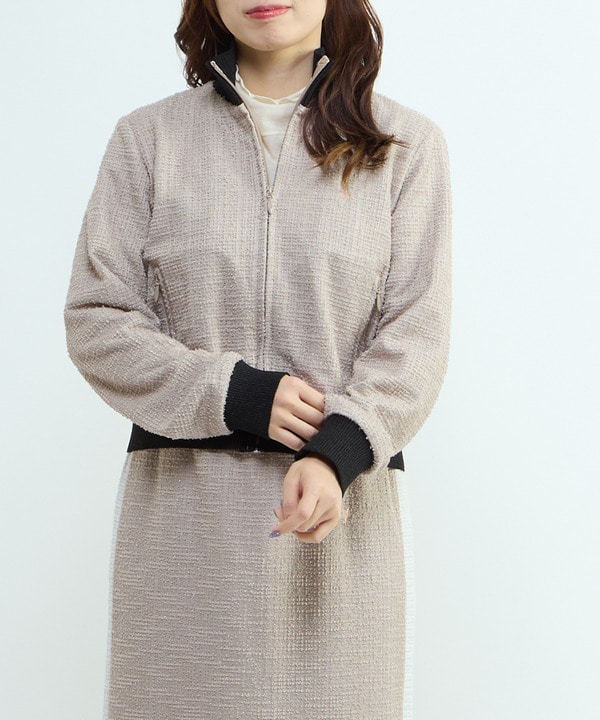 GLITTER TWEED BLOUSON 詳細画像 1