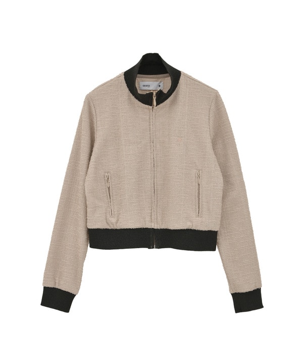 GLITTER TWEED BLOUSON 詳細画像 ベージュ 1