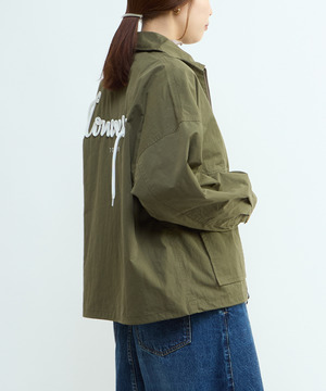 BACK SPINDLE LOGO MILITARY SHIRT JACKET