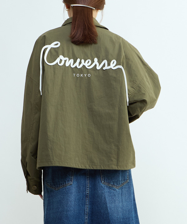 BACK SPINDLE LOGO MILITARY SHIRT JACKET 詳細画像 1