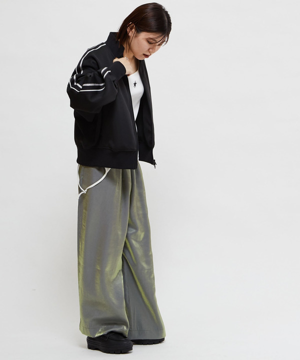 SIDE LINE SHORT TRACK JACKET(WOMEN'S) 詳細画像 15