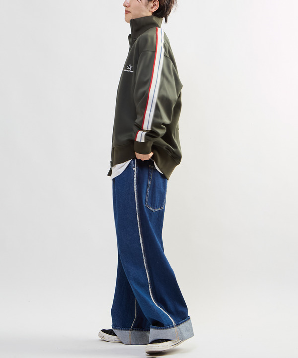 SIDE LINE LOOSE TRACK JACKET(UNISEX) 詳細画像 30