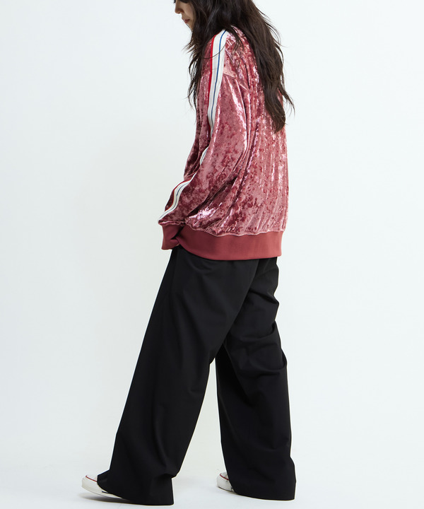 SIDE LINE CRASHED VELOR TRACK JACKET 詳細画像 12