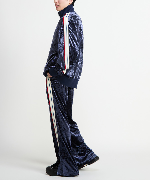 SIDE LINE CRASHED VELOR TRACK JACKET 詳細画像 21