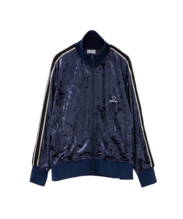 SIDE LINE CRASHED VELOR TRACK JACKET 詳細画像 22