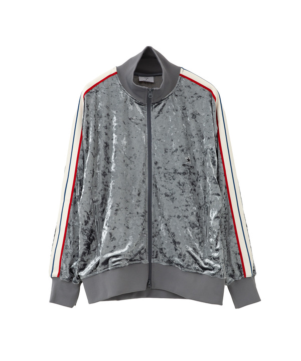 SIDE LINE CRASHED VELOR TRACK JACKET 詳細画像 8