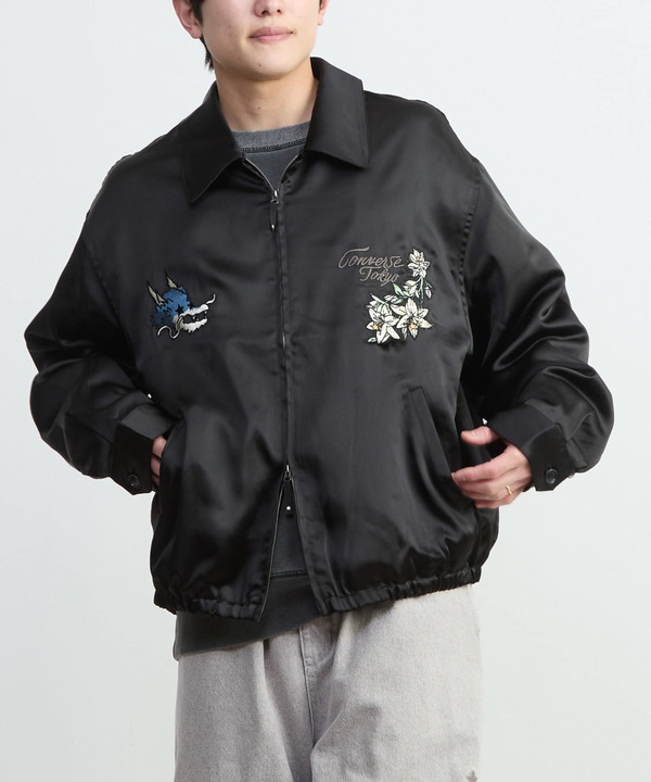 SATIN ZIP-UP BLOUSON 詳細画像 3