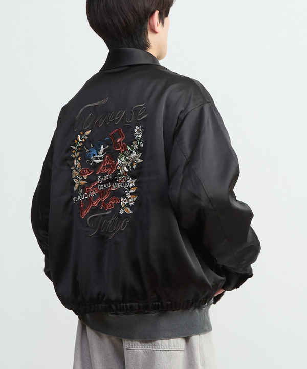 SATIN ZIP-UP BLOUSON 詳細画像 5