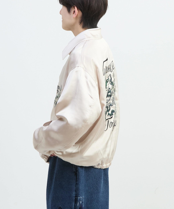 SATIN ZIP-UP BLOUSON 詳細画像 9