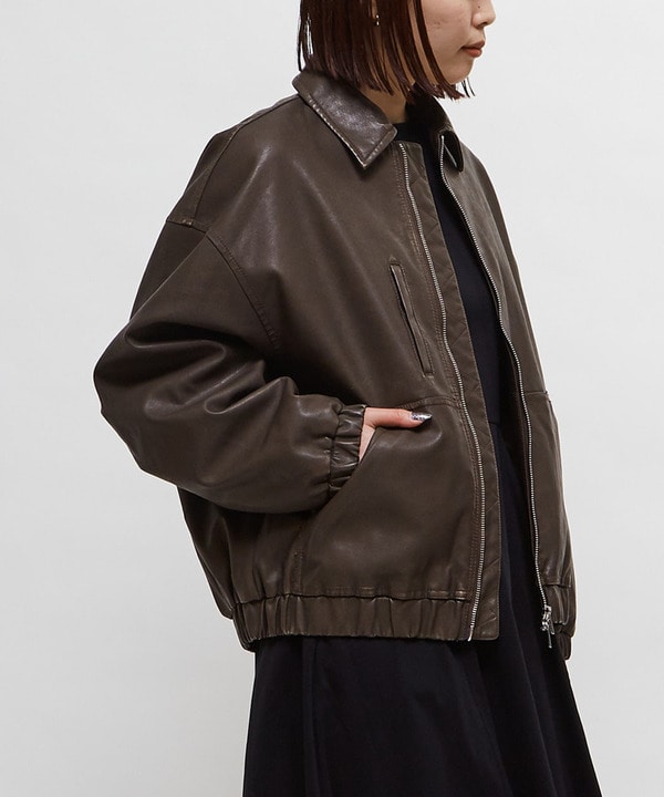 【HL】VINTAGE SYNTHETIC LEATHER BLOUSON 詳細画像 3